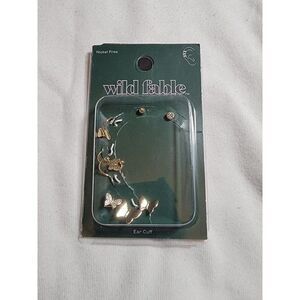Wild Fable Girls Gold Nickel Free Fashion Jewelry Modern Butterfly Ear Cuff